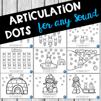 free  winter dot  coloring sheets for any articulation activity