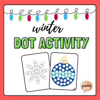 Preview of FREE Winter Dot Activity