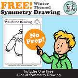 FREE! Winter Line of Symmetry Drawing – Math Art Center