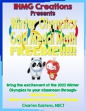 FREE--Winter Olympics Gold Medal Math-Word & Graphing Prob