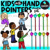 FREE Kids With Colorful Hand Pointers Clipart Mini Set {Ed