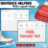 FREE Winter Sentence Writing / Sentence Helpers