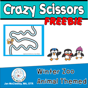 FREE Winter Themed Scissors Activities by The Fine Motor Store