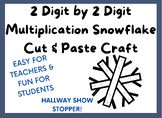 FREE Winter Two Digit by Two Digit Multiplication Cut and 
