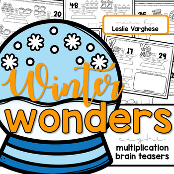 Preview of FREE Winter Wonders: Multiplication Brain Teasers