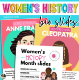 FREE Women's History Biography Slides