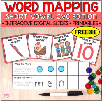 Preview of FREE Word Mapping - Connecting Phonemes to Graphemes