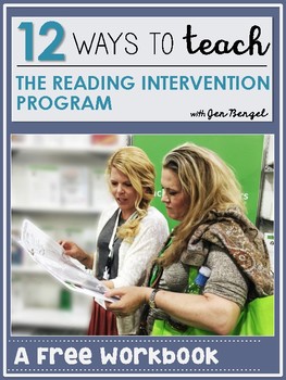 Preview of FREE Workbook: 12 Ways to Teach the Reading Intervention Program