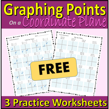 Preview of FREE Worksheet - Practice Plotting Points on a Coordinate Plane