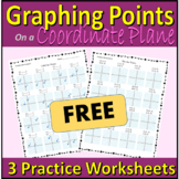FREE Worksheet - Practice Plotting Points on a Coordinate Plane