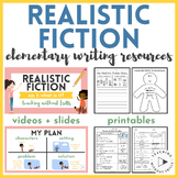 Realistic Fiction Narrative Writing Resources, Paper, Vide