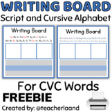 FREE Writing Board for CVC Words CVC Writing Board - Scrip