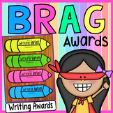 FREE Writing Brag Award - Black and White Ink Friendly