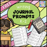 Writing Kindergarten 1st 2nd Grade FREE | Writing Prompts Kinder 1st 2nd