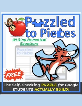 Preview of FREE - Writing Numerical Expressions - Google Digital Activity