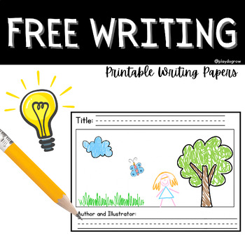 Preview of FREE Writing Pages | Writer's Workshop & Centers Resource