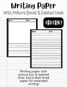 Double Lined Writing Paper with Closer Spacing - Portrait Orientation