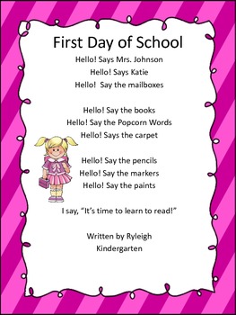 Back to School Poems -Writing Poetry With Primary Students by Sue Wind