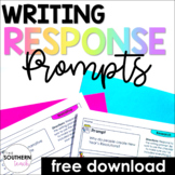 FREE Writing Response Prompts | Narrative Informative and Opinion