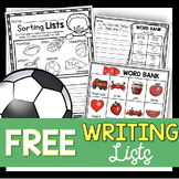 FREE Writing a List Writer's Workshop How to Write - Back 