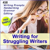 FREE - Writing for Struggling Writers