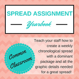 FREE Yearbook Spread Assignment
