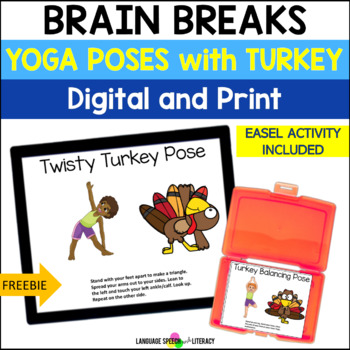 Preview of FREE Yoga Pose Cards for Kids, Yoga Poses Posters, Calming Strategies Visuals