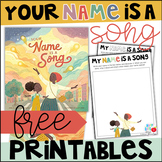 FREE Your Name is a Song Printables