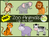 FREE Zoo Animals Clip Art - 12 images for personal or comm