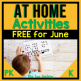 FREE and EDITABLE Activities for June for Pre-K and Kindergarten
