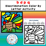 FREE b d p q  Discrimination Color by Letters TURKEY Color