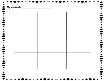 Preview of FREE Blank Tic Tac Toe Board- 2 Options! Science of Reading, OG