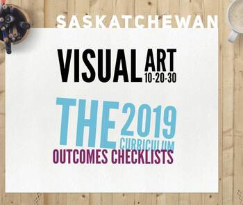 Preview of FREE for 2019 - 20: Saskatchewan Visual Art 10 20 30 Outcomes Checklist/Planner