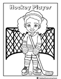 Willie O' Ree | Hockey Player Coloring Page| Canadian Hist