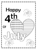 FREE fourth of July coloring | summer | 4th coloring page