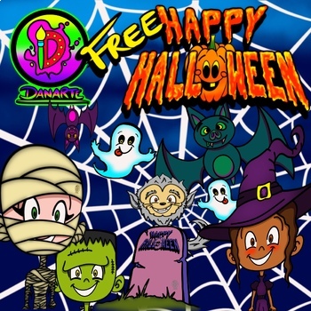Spooky Halloween clip arts | Freebie by DANARTE CLIPART | TPT