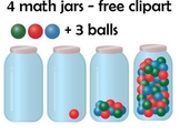 FREE math jars clipart