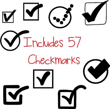 checkmark clipart black and white
