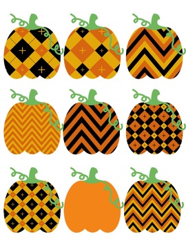 chevron pumpkin clip art