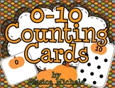 {FREEBIE} 0-10 Counting Cards {pumpkin theme}