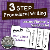 FREEBIE: 3-Step Procedural Writing {Lesson & Mini-Book}