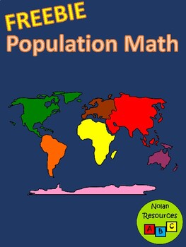 Preview of FREEBIE - 7 Continents Math