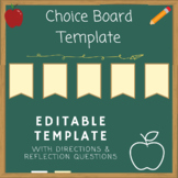 FREEBIE ALERT: Editable Choice Board Template for Google Slides 