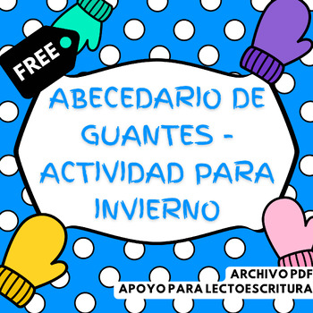 Preview of FREEBIE! Abecedarios de guantes / Gloves alphabet