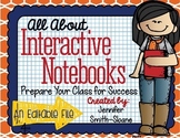 FREEBIE All About Interactive Notebooks Editable Expectati