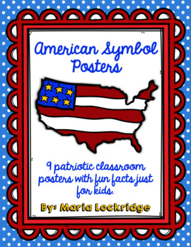 Preview of American Symbol Classroom Posters
