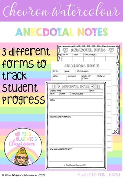 Preview of FREEBIE! Anecdotal Notes Binder