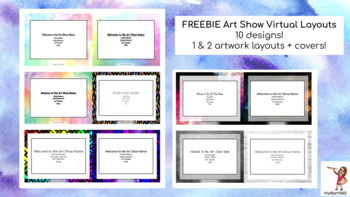 Preview of FREEBIE - Art Show Virtual Layouts - 10 Layouts!