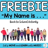 FREEBIE BACK TO SCHOOL MUSIC CLASS ICE BREAKER GAME