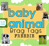 FREEBIE - BEHAVIOR TAGS (Baby Animals)